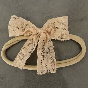 Baby bow headband 0-6 months